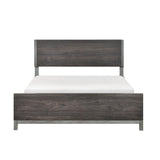Zephyr Brownish Gray Queen Panel Bed from Homelegance - Luna Furniture