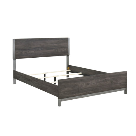 Zephyr Brownish Gray Queen Bed from Homelegance - Luna Furniture