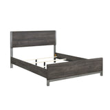Zephyr Brownish Gray 4pc Set (QB+NS+DR+MR) from Homelegance - Luna Furniture