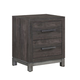 Zephyr Brownish Gray 5pc Set (QB+NS+DR+MR+CH) from Homelegance - Luna Furniture