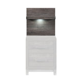 Zephyr Brownish Gray Wall Panel for Night Stand, 1-Piece from Homelegance - Luna Furniture
