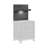 Zephyr Brownish Gray Wall Panel for Night Stand, 1-Piece from Homelegance - Luna Furniture
