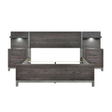 Zephyr Brownish Gray Youth Wall Bedroom Set from Homelegance - Luna Furniture