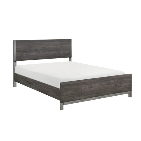 Zephyr Brownish Gray Panel Bedroom Set from Homelegance - Luna Furniture