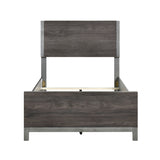 Zephyr Brownish Gray 4pc Set (TB+NS+DR+MR) from Homelegance - Luna Furniture
