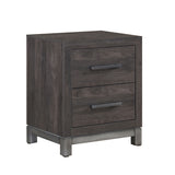 Zephyr Brownish Gray Panel Bedroom Set from Homelegance - Luna Furniture