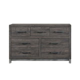Zephyr Brownish Gray 4pc Set (TB+NS+DR+MR) from Homelegance - Luna Furniture