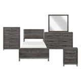 Zephyr Brownish Gray 5pc Set (TB+NS+DR+MR+CH) from Homelegance - Luna Furniture