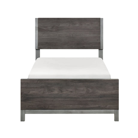 Zephyr Brownish Gray 5pc Set (TB+NS+DR+MR+CH) from Homelegance - Luna Furniture