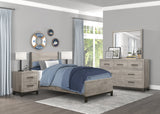 Zephyr Light Gray Twin Bed from Homelegance - Luna Furniture