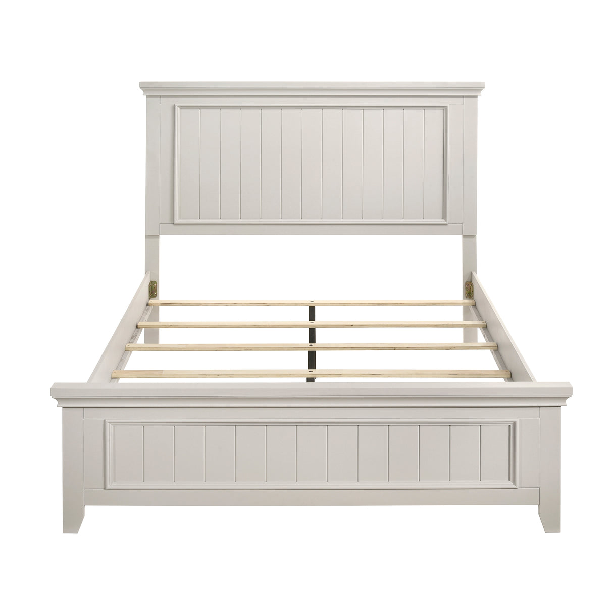 Donahue White Queen Panel Bed from Homelegance - Luna Furniture