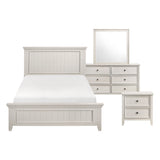 Donahue White 4pc Set (QB+NS+DR+MR) from Homelegance - Luna Furniture