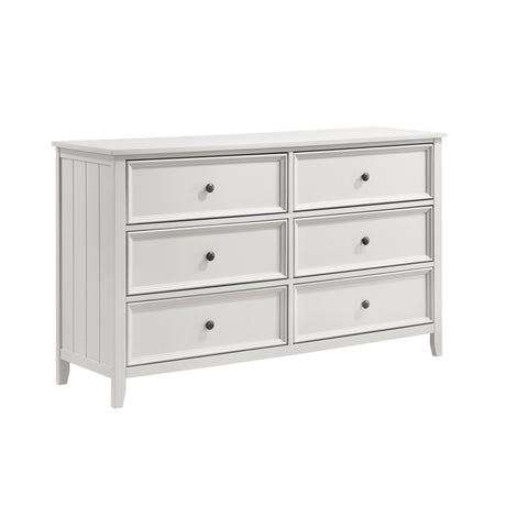 Donahue White 5pc Set (QB+NS+DR+MR+CH) from Homelegance - Luna Furniture