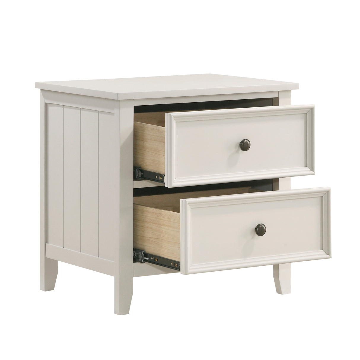 Donahue White Nightstand from Homelegance - Luna Furniture