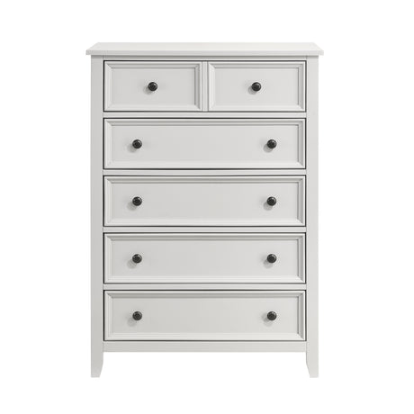 Donahue White 4pc Set (QB+NS+DR+MR) from Homelegance - Luna Furniture