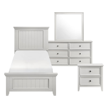 Bennington Gray Queen Sleigh Bed from Homelegance - Luna Furniture