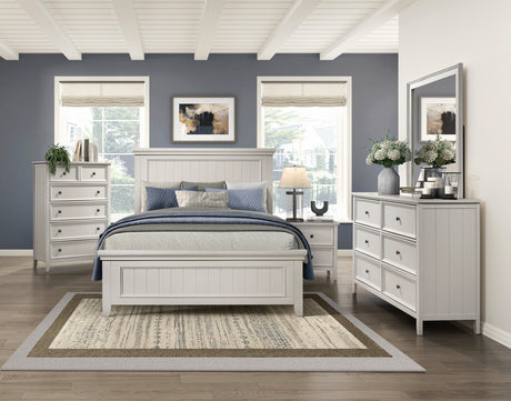 Donahue White Full Bed from Homelegance - Luna Furniture