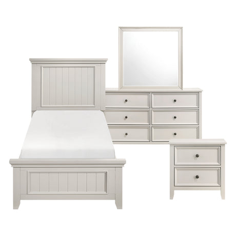 Donahue White 4pc Set (TB+NS+DR+MR) from Homelegance - Luna Furniture
