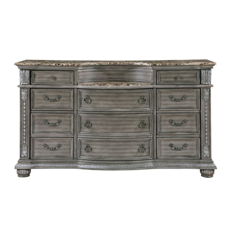 Bennington Gray 5pc Set (QB+NS+DR+MR+CH) from Homelegance - Luna Furniture