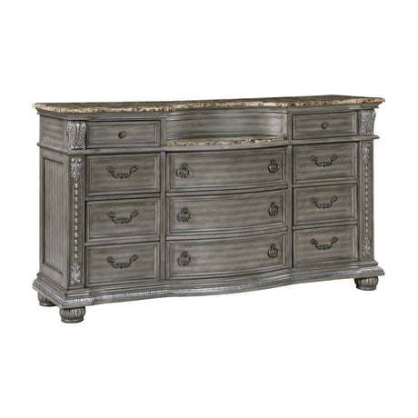 Bennington Gray 5pc Set (QB+NS+DR+MR+CH) from Homelegance - Luna Furniture