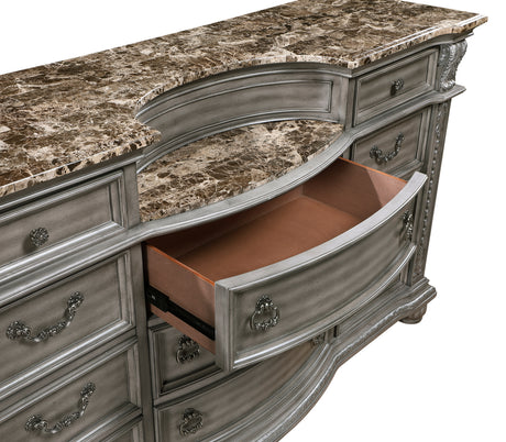 Bennington Gray 5pc Set (QB+NS+DR+MR+CH) from Homelegance - Luna Furniture