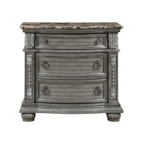 Bennington Gray 5pc Set (QB+NS+DR+MR+CH) from Homelegance - Luna Furniture