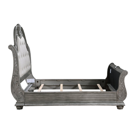 Bennington Gray Eastern King Bed from Homelegance - Luna Furniture