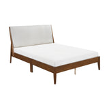 Jasper Light Gray/Chestnut Eastern King Platform Bed from Homelegance - Luna Furniture