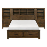 Theodora Pearl White Queen Bed from Homelegance - Luna Furniture
