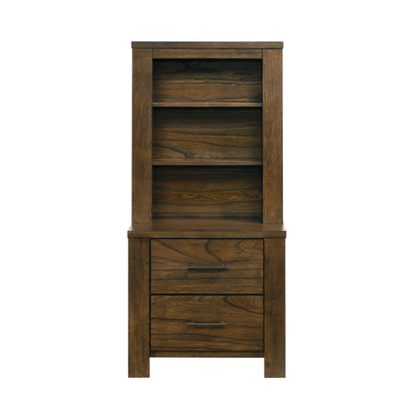 Sullivan Brown King Platform Bed with 2 Nightstands from Homelegance - Luna Furniture