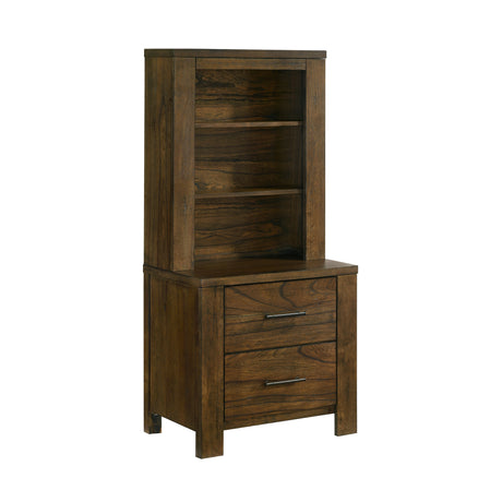 Sullivan Brown King Platform Bed with 2 Nightstands from Homelegance - Luna Furniture