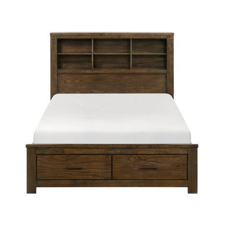 Sullivan Brown Wall Platform Bedroom Set from Homelegance - Luna Furniture
