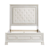 Theodora Pearl White 4pc Set (QB+NS+DR+MR) from Homelegance - Luna Furniture