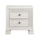 Theodora Pearl White 5pc Set (QB+NS+DR+MR+CH) from Homelegance - Luna Furniture