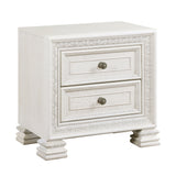 Theodora Pearl White 5pc Set (QB+NS+DR+MR+CH) from Homelegance - Luna Furniture