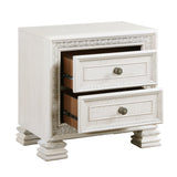 Theodora Pearl White 5pc Set (QB+NS+DR+MR+CH) from Homelegance - Luna Furniture