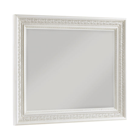 Theodora Pearl White 5pc Set (QB+NS+DR+MR+CH) from Homelegance - Luna Furniture