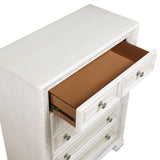Theodora Pearl White 5pc Set (QB+NS+DR+MR+CH) from Homelegance - Luna Furniture
