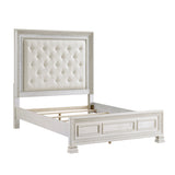 Theodora Pearl White 5pc Set (QB+NS+DR+MR+CH) from Homelegance - Luna Furniture