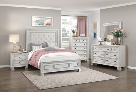 Theodora Pearl White Dresser from Homelegance - Luna Furniture