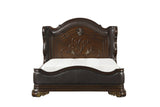 Royal Highlands Rich Cherry Queen Bed from Homelegance - Luna Furniture