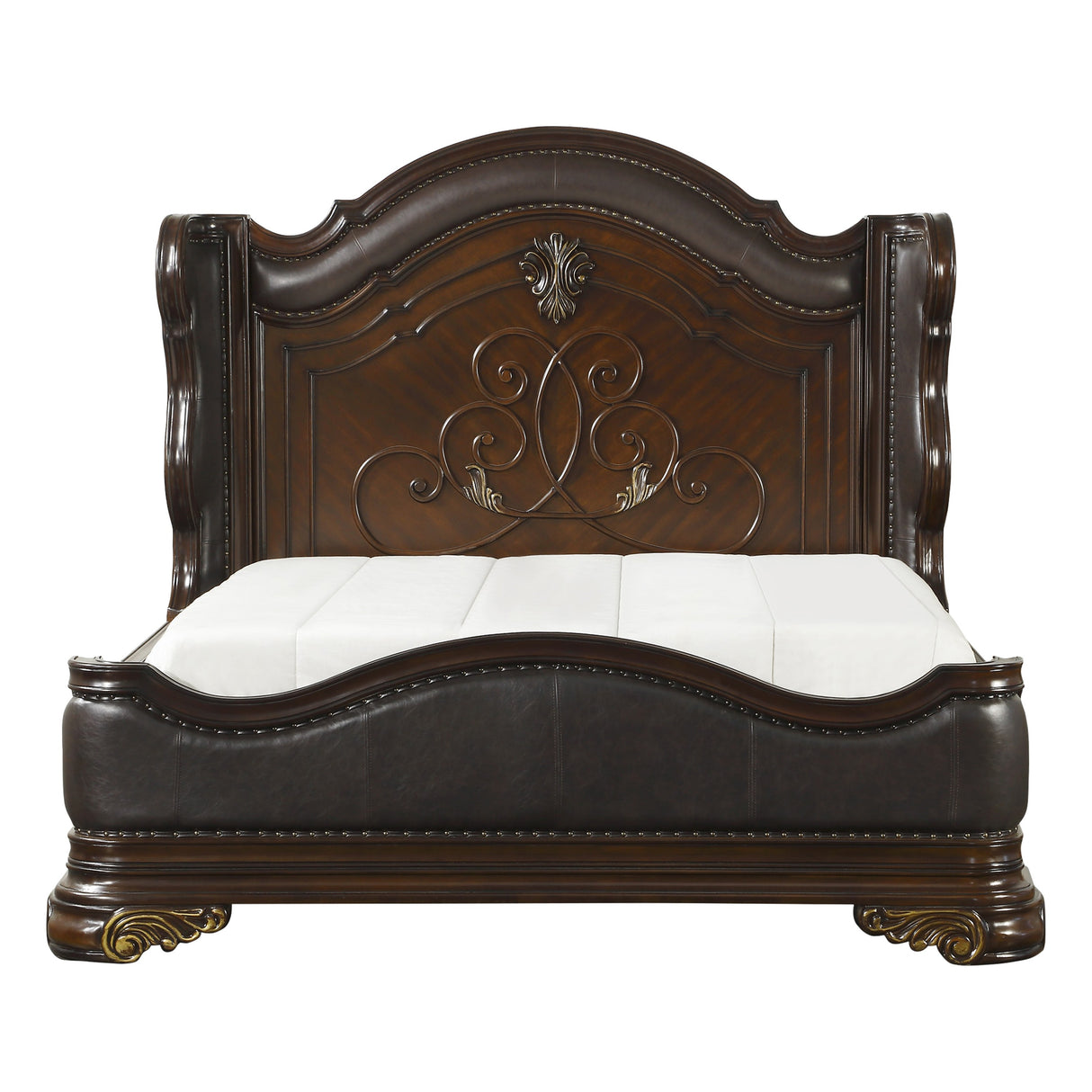 Urbanite Gray Queen Panel Bed from Homelegance - Luna Furniture