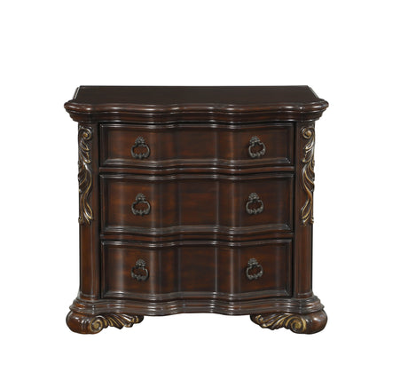Royal Highlands Rich Cherry Queen Bed from Homelegance - Luna Furniture