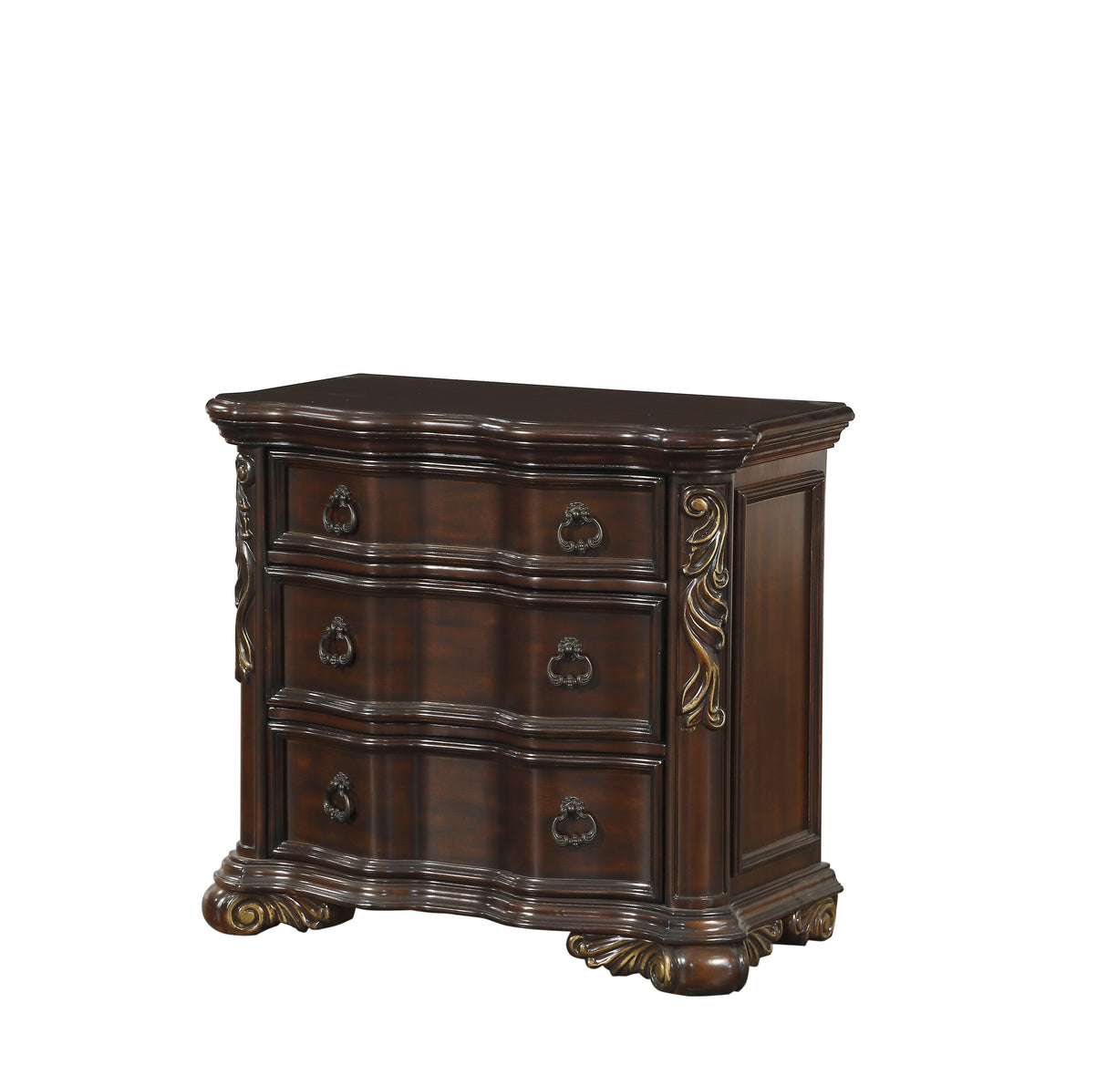 Royal Highlands Rich Cherry Queen Bed from Homelegance - Luna Furniture