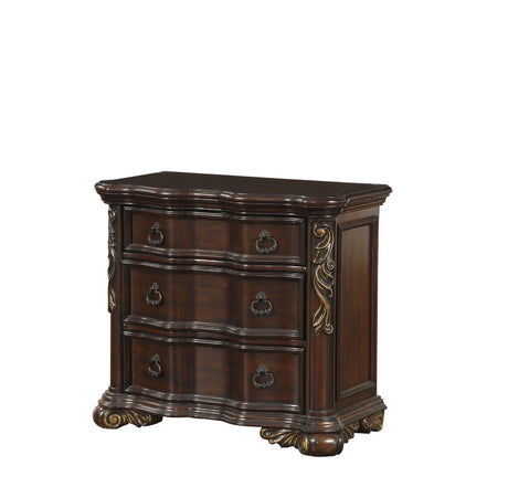 Royal Highlands Rich Cherry Queen Bed from Homelegance - Luna Furniture