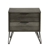 Urbanite Gray 5-Piece Bedroom Set (Queen Bed, Nightstand, Dresser, Mirror, Chest) from Homelegance - Luna Furniture