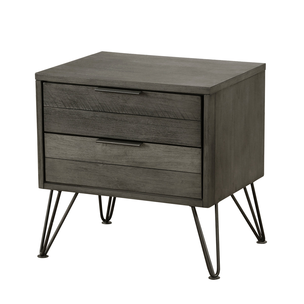 Royal Highlands Rich Cherry King Upholstered Panel Bed from Homelegance - Luna Furniture
