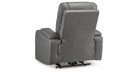 Schooner Rocks Slate Power Recliner from Ashley Furniture - Luna Furniture