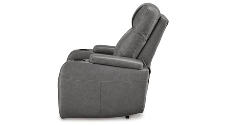 Schooner Rocks Slate Power Recliner from Ashley Furniture - Luna Furniture