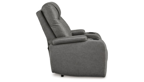 Schooner Rocks Slate Power Recliner from Ashley Furniture - Luna Furniture